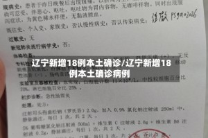 辽宁新增18例本土确诊/辽宁新增18例本土确诊病例