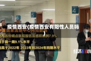 疫情西安(疫情西安有阳性人员吗)