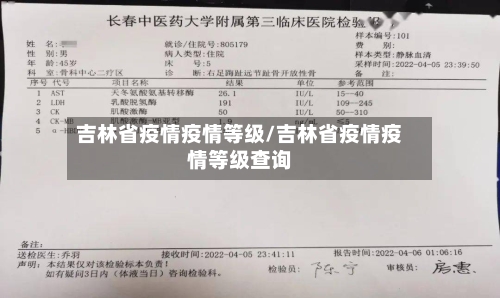 吉林省疫情疫情等级/吉林省疫情疫情等级查询-第3张图片