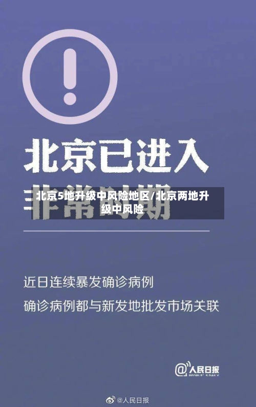 北京5地升级中风险地区/北京两地升级中风险-第1张图片