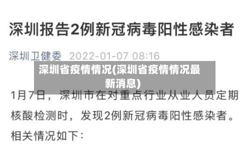 深圳省疫情情况(深圳省疫情情况最新消息)-第1张图片