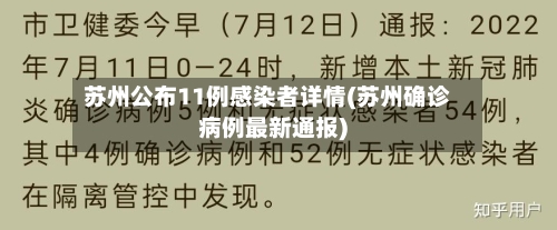 苏州公布11例感染者详情(苏州确诊病例最新通报)-第2张图片